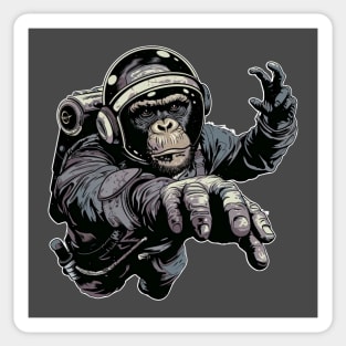 Astro Chimp 02 Sticker